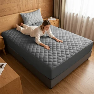 Honeycomb Fitted Mattress Protector Sheet