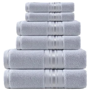 Luxury 6-Piece Cotton Towel Set – 600 GSM