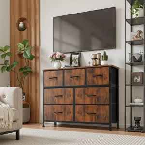 7-Drawer Fabric Dresser Storage Organizer